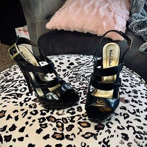 Size 5.5 Black 5.5inch Stiletto Heel